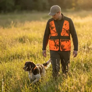 Gilet Stagunt Boar Blaze Camo déperlant à grandes poches