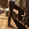 Pantalon velours côtelé extensible