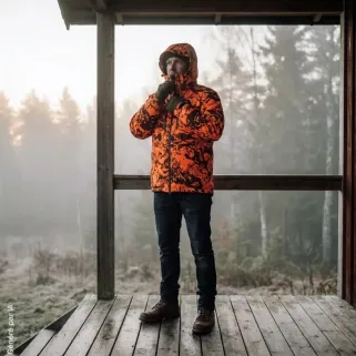 Veste Ridge isolante polyester camo orange
