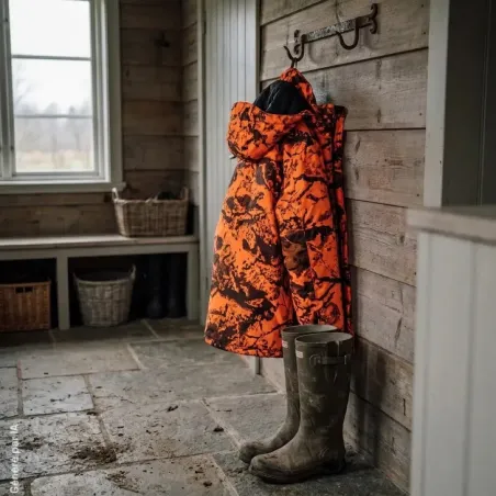 Veste Ridge isolante polyester camo orange