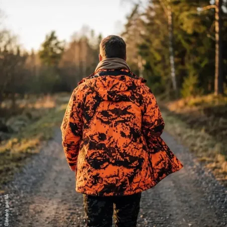 Veste Ridge isolante polyester camo orange