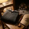 Pull camionneur Lorry gris anthracite acrylique et laine