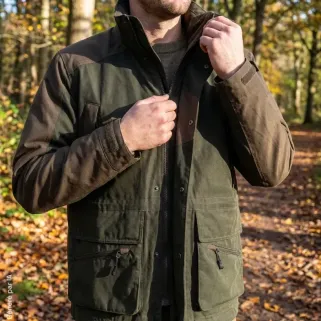Veste LMA Tourterelle kaki marron à membrane imperméable
