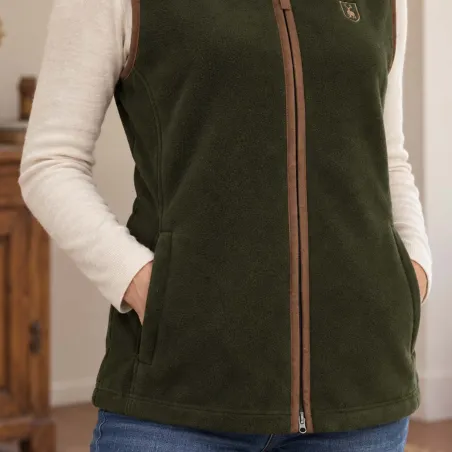 Gilet polaire femme Deerhunter Cumbria vert 360 g/m² | Ducatillon