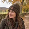 Bonnet Deerhunter vert à pompon et doublure polaire | Ducatillon