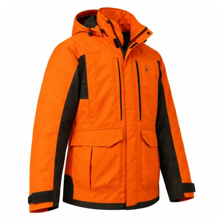 Veste Deerhunter Recon Dura-Tex orange à membrane | Ducatillon