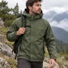 Blouson de pluie Chiruca Maraton kaki en ripstop | Ducatillon