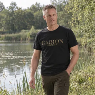 T-shirt Gabion Unlimited Collection Baie noir tubulaire