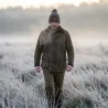 Bonnet Deerhunter vert à pompon et doublure polaire | Ducatillon