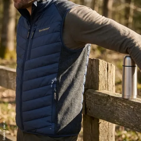 Gilet matelassé Deerhunter Moor bleu marine en polyester