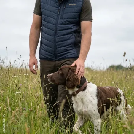Gilet matelassé Deerhunter Moor bleu marine en polyester