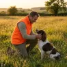 Gilet polaire Deerhunter Atlas Light orange sans manches