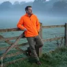 Veste polaire Deerhunter Atlas Light orange 200 g/m² | Ducatillon