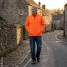 Veste polaire Deerhunter Atlas Light orange 200 g/m² | Ducatillon