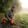 Guêtres Solidur orange scie à chaîne classe 1 à trois lanières