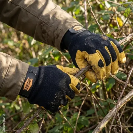 Gants de travail Solidur Précision avec paume renforcée