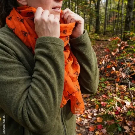 Chèche Stagunt Blaze Uni en polyester taille unique | Ducatillon