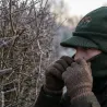 Bonnet passe-montagne kaki à visière brodée sanglier | Ducatillon