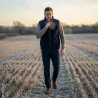 Gilet homme Sid bleu marine sherpa et micropolaire 400 g/m²