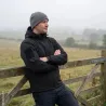Veste softshell A10 Equipment Fighter noire à renforts CORDURA