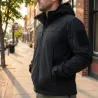 Veste softshell A10 Equipment Fighter noire à renforts CORDURA
