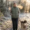 Gilet chauffant kaki USB à trois niveaux, sans batterie