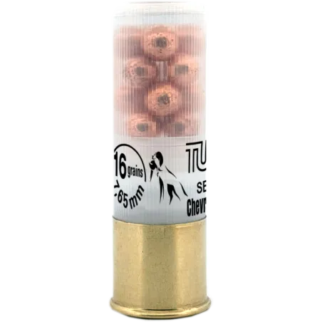 TUNET SEMI MAG CHEVROTINE CUIVRE 12-70 16 GRAINS X10
