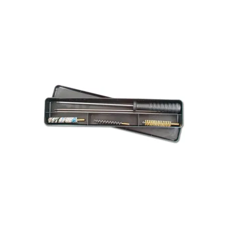 Nécessaire nettoyage carabine baguette acier Ø6mm + 3 brosses