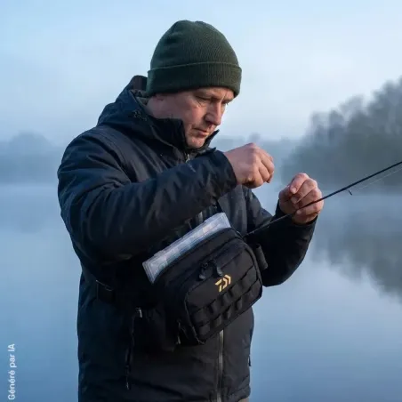 Sac pêche multifonction dorsal avec bascule avant accès rapide