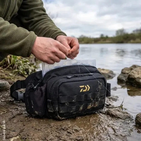 Sac pêche multifonction dorsal avec bascule avant accès rapide