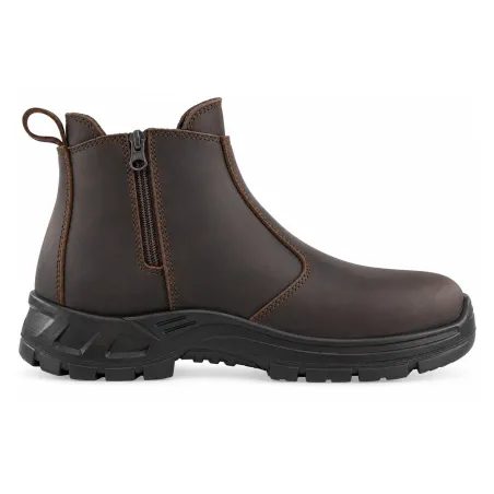 Chaussures Solidur Solden O6 en cuir pleine fleur à zip