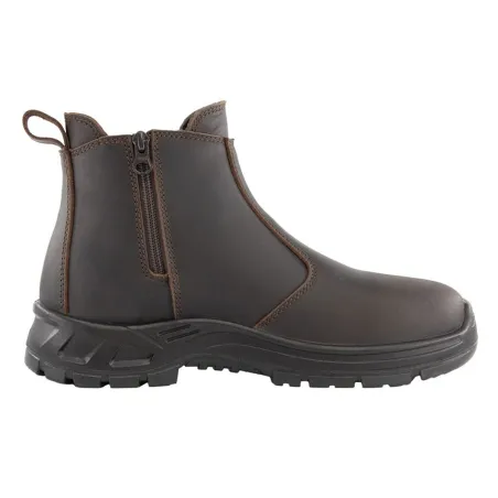 Chaussures Solidur Solden O6 en cuir pleine fleur à zip