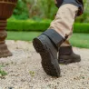 Chaussures Solidur Solden O6 en cuir pleine fleur à zip
