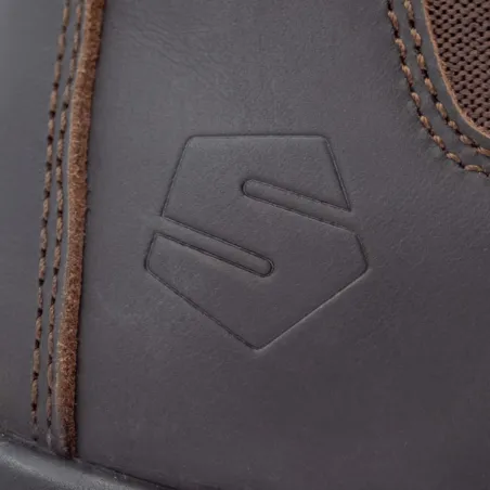 Chaussures Solidur Solden O6 en cuir pleine fleur à zip