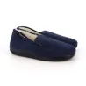 Chaussons Homme Fourrés Walas Bleu Marine - Confort Mémoire de Forme
