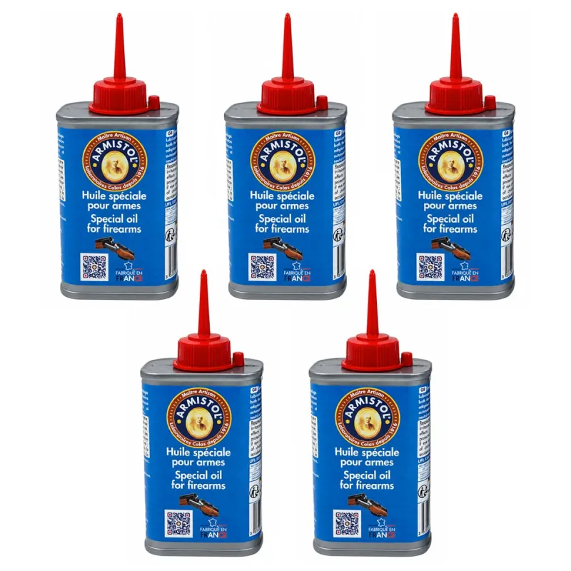 Huile Armistol en burette, lot de 5 × 120 ml | Ducatillon
