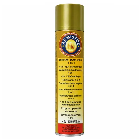 Huile pour nettoyage arme zones métalliques 4 en 1 300mL