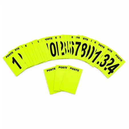27 cartes de poste PVC souple, 24 numéros | Ducatillon