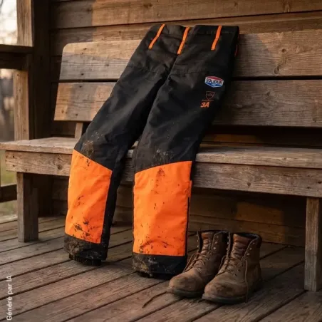 Jambières tronçonneuse Solidur Authentic classe 3 type A