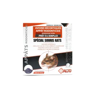 Raticide / souricide avoine 140g brodifacum 
