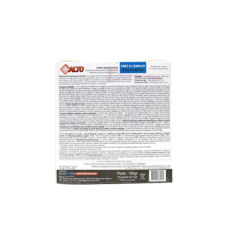 Pâte fraîche ALTO au brodifacoum 150 g | Ducatillon