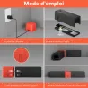 Piège électrique à rongeurs USB, 2 tunnels | Ducatillon