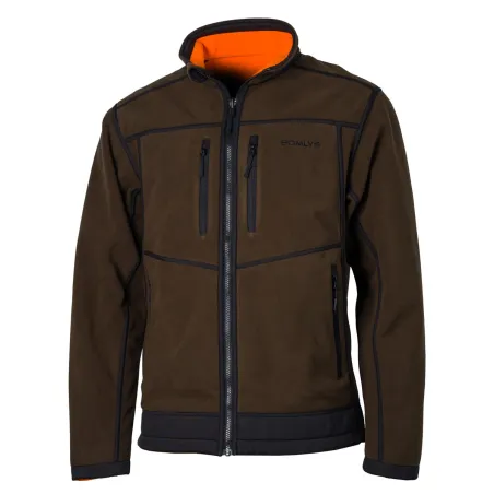Veste polaire réversible Somlys orange/verte - SL-TEX GOLD