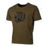 T-shirt Sanglier Coton Imprimé - Couleur Kaki