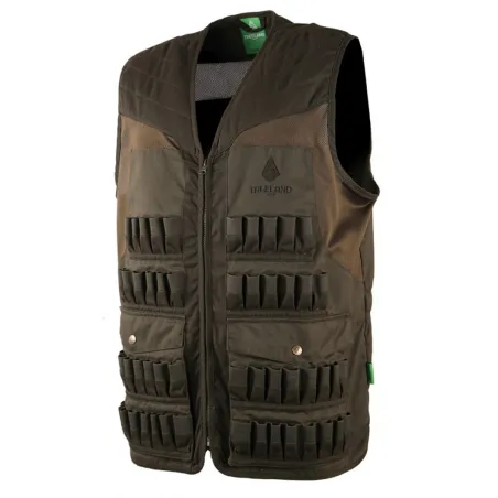 Gilet Multitubes Vert - 54 Tubes pour Chasseurs