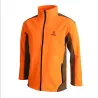 Veste Softshell Eco T317 Orange/Vert - Polyvalente et Légère