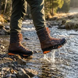 Chaussures de chasse Diotto Taiga WindTex marron orange