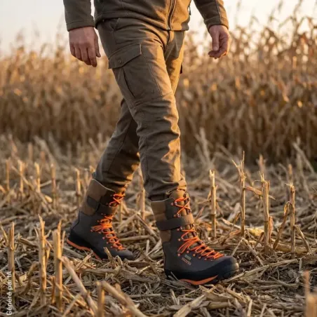 Chaussures de chasse Diotto Woodland HV marron orange