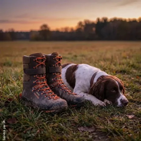 Chaussures de chasse Diotto Woodland HV marron orange