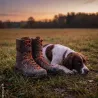 Chaussures de chasse Diotto Woodland HV marron orange